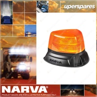 Narva 10-33V "AEROTECH" Heavy Duty Short Amber LED Strobe - Flange