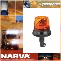 Narva Brand 10-33V Optimax LED Rotating Beacon Flexible Mount - Amber