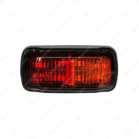 Narva MD63 LED Side Marker Lamp Red / Amber W/ Black Deflector Base & 0.5M Cable