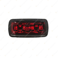 Narva MD63 LED Rear End Outline Marker Red W / Black Deflector Base & 0.5M Cable