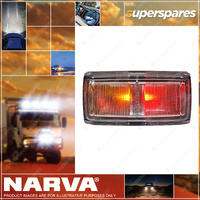 Narva 9-33V LED Side Marker Lamp - Red / Amber With Black Base And 2.5M Cable