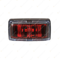 Narva Marker Light - Red With Black Deflector Base And 0.5M Cable
