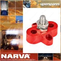 1 x Narva Postive Single Stud Distribution Post Electrical Terminal - M8