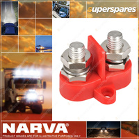 1 x Narva Positive Dual Stud Distribution Post Electrical Terminal - M10