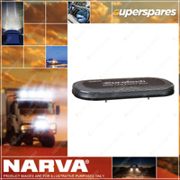 Narva 12 / 24V Eurotech LED Light Box -Amber Flange Base Clear Smoked Lens