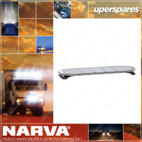 Narva 12 / 24V "Eurotech" 1.07M 42" Light Bar - Amber With Clear Lens