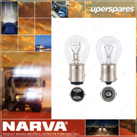 Narva Stop Tail & Indicator Globes 12V 21W 5W S-25mm 2 Boxes of 10
