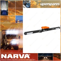 Narva 12V LED Low-Profile Rotating Strobe Utility Bar -1.2m with Reverse Alarm C