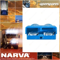 Narva Heavy-Duty 350Amp Blue Connector Housing with Copper Terminals