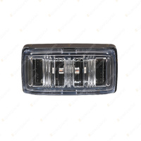 Narva LED Fr End Outline Marker Lamp White w/ Black Base Clear Lens & 2.5m Cable