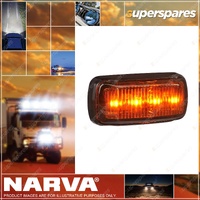 Narva LED Fr End Outline Marker w/ Side Indicator Lamp Amber w/ 0.5m Connector