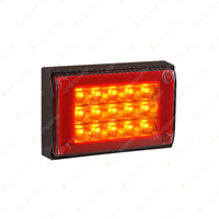 Narva 9-33V LED Rear Direction Indicator Lamp with Black Housing & 0.2m Cable