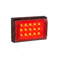 Narva 9-33V LED Rear Stop/Tail Lamp with Black Housing & 0.2m Cable