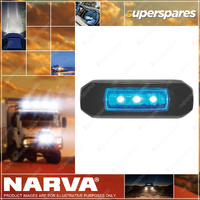 Narva 9-33 Volt LED Courtesy Lamp Blue/White - Fully Sealed and Waterproof