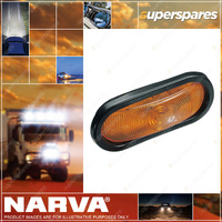 Narva 12V Sealed Rear Direction Indicator Lamp Kit Amber - With Vinyl Grommet