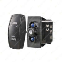 Narva Base Switch Off/On Amber - LED Illuminated Sealed Rocker Switch