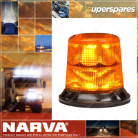 Narva 9-33V Tall Profile Eurotech II LED Strobe/Rotator Amber Flange Base