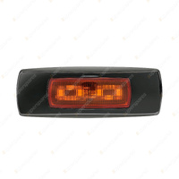 Narva 9-33V LED Front End Outline Marker Amber Black Cover 0.5m Cable