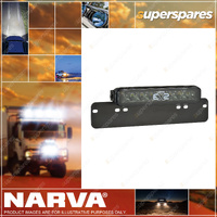 Narva 9-33V 10" EX2 Blackout Light Bar - Single Row Licence Plate 1.9A at 12V