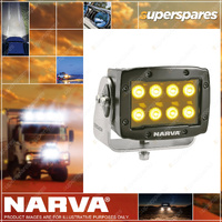 Narva Tremor Yellow 8 LED Heavy-Duty Work Lamp with Anti-Glare Technology