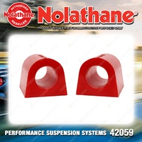 Nolathane Rear Sway bar mount bushing 21mm for Jaguar E Type Series 1 2 MK X