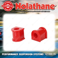 Nolathane Rear Sway bar mount bushing 19mm for Toyota Prado GRJ KDJ KZJ RZJ 120