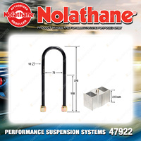 Nolathane Rear Lowering block kit 2.5" for Ford Courier PE PF PG PH PA PC PD