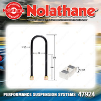 Nolathane Rear Lowering block kit 1.5" for Foton Tunland P201 Premium Quality