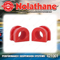 Nolathane Front Sway Bar Mount Bushing Kit 27mm for FPV F6X SY 4.0L 2008-2009