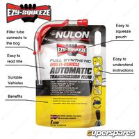 Nulon EZY-SQUEEZE Full Synthetic Automatic Transmission Fluid 1L SYNATF-1E