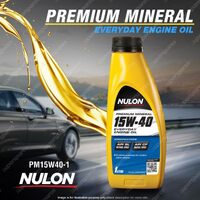 Nulon Premium Mineral 15W-40 Everyday Engine Oil 1L PM15W40-1 1 Litre