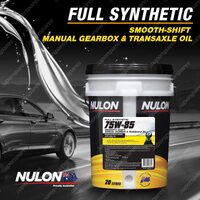 Nulon Full Synthetic 75W-85 Smooth Shift Manual Gearbox and Transaxle Oil 20L