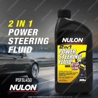 Nulon 2 in 1 Power Steering Fluid with Stop Leak 450ML Quality Guarantee