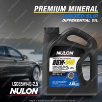 Nulon 85W-140 Limited Slip Differential Oil 2.5L LSD85W140-2.5 2.5 Litres
