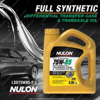 Nulon EZY-SQUEEZE Full SYN 75W85 Differential Transfer Case Transaxle Oil 2.5L