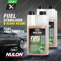 2 x Nulon Fuel Stabiliser & Algae Killer 1L FSAK-1 Cleans Fuel System