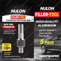 5 x Nulon High Quality Aluminium Filler-Tool FTAUTO11N for Auto M10 Thread