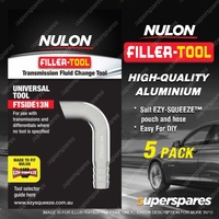 5 x Nulon Aluminium Filler-Tool FTSIDE13N for Side Fill Transmissions