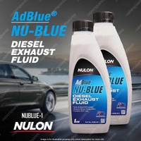 2 Pack Nulon AdBlue NU-BLUE Diesel Exhaust Fluid 1 Litre NUBLUE-1