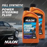 2 x Nulon Full Synthetic Multi Vehicle Power Steering Fluid 500ml PSFMV