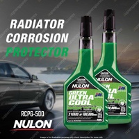 2 x Nulon Radiator Corrosion Protector 500ML RCPG-500 Quality Guarantee