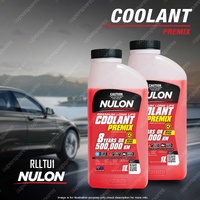 2 x Nulon Red Long Life Top-Up Coolant 1L RLLTU1 1 Litre Quality Guarantee