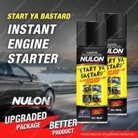 2 x Nulon Pro-Strength Start Ya Bastard Instant Engine Starter 150g can SYB150