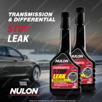 2 x Nulon Transmission and Diff Stop Leak 300ML Rejuvenates Gaskets and Seals