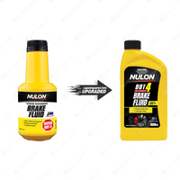 2 Pack Nulon Full Synthetic DOT 4 Brake Fluid 500ml 602728722 Replaces XBF
