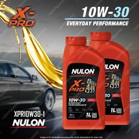 2 x Nulon X-PRO 10W-30 Everyday Performance Engine Oil 1L XPR10W30 Ref HT10W30