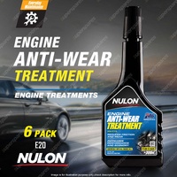 6 x Nulon Engine Anti-Wear Treatment for All Petrol & LPG Engines 300ml E20