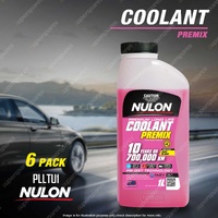 6 x Nulon Pink Premium Long Life Coolant Premix 1L PLLTU1 Quality Guarantee