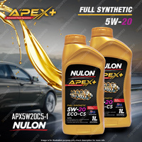 2 x Nulon Full Synthetic APEX+ 5W-20 ECO-C5 Engine Oil 1L APX5W20C5-1