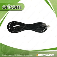 Oricom Extension Cable - Suit 5W UHF CB Radios to Blanking Plate RJ6P6C 2U0172
